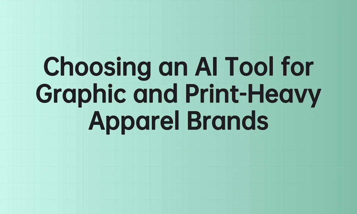 Choosing an AI Tool for Graphic and Print-Heavy Apparel Brands