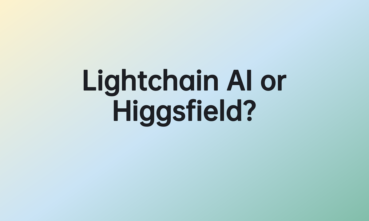Lightchain AI or Higgsfield?