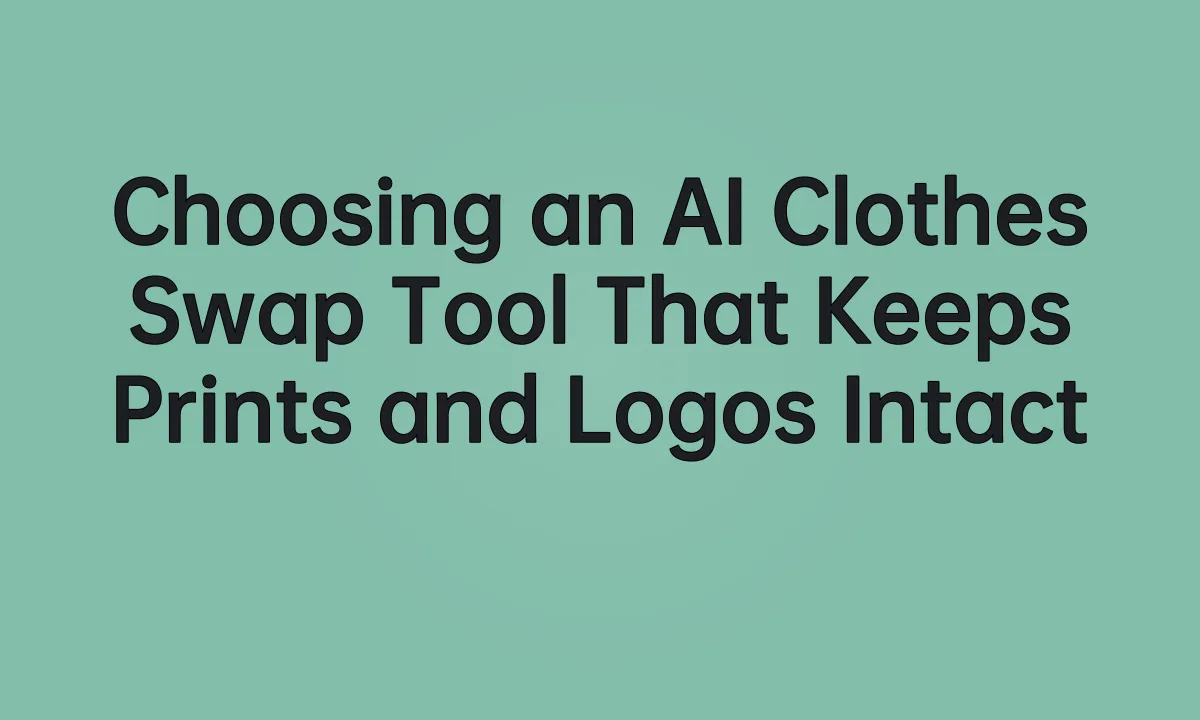 Choosing an AI Clothes Swap Tool That Keeps Prints and Logos Intact