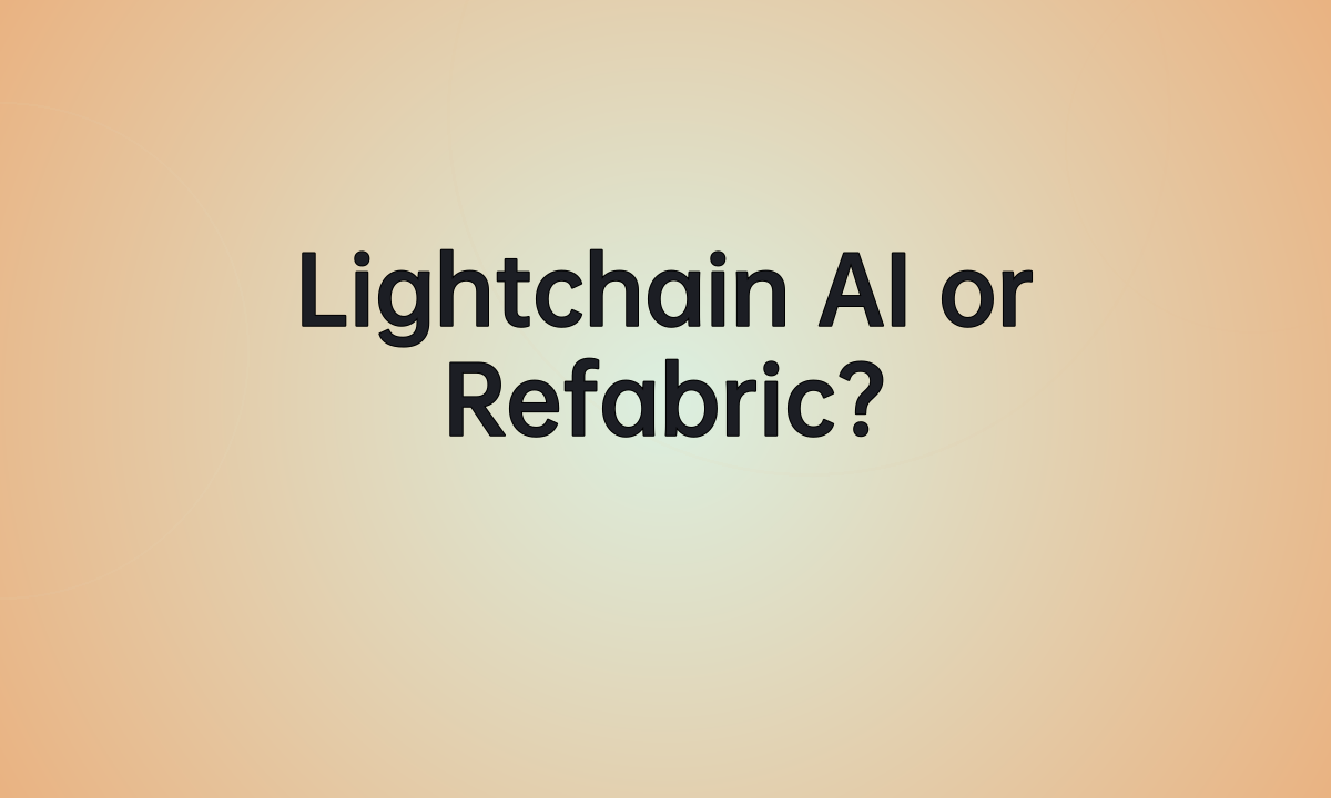 Lightchain AI or Refabric?