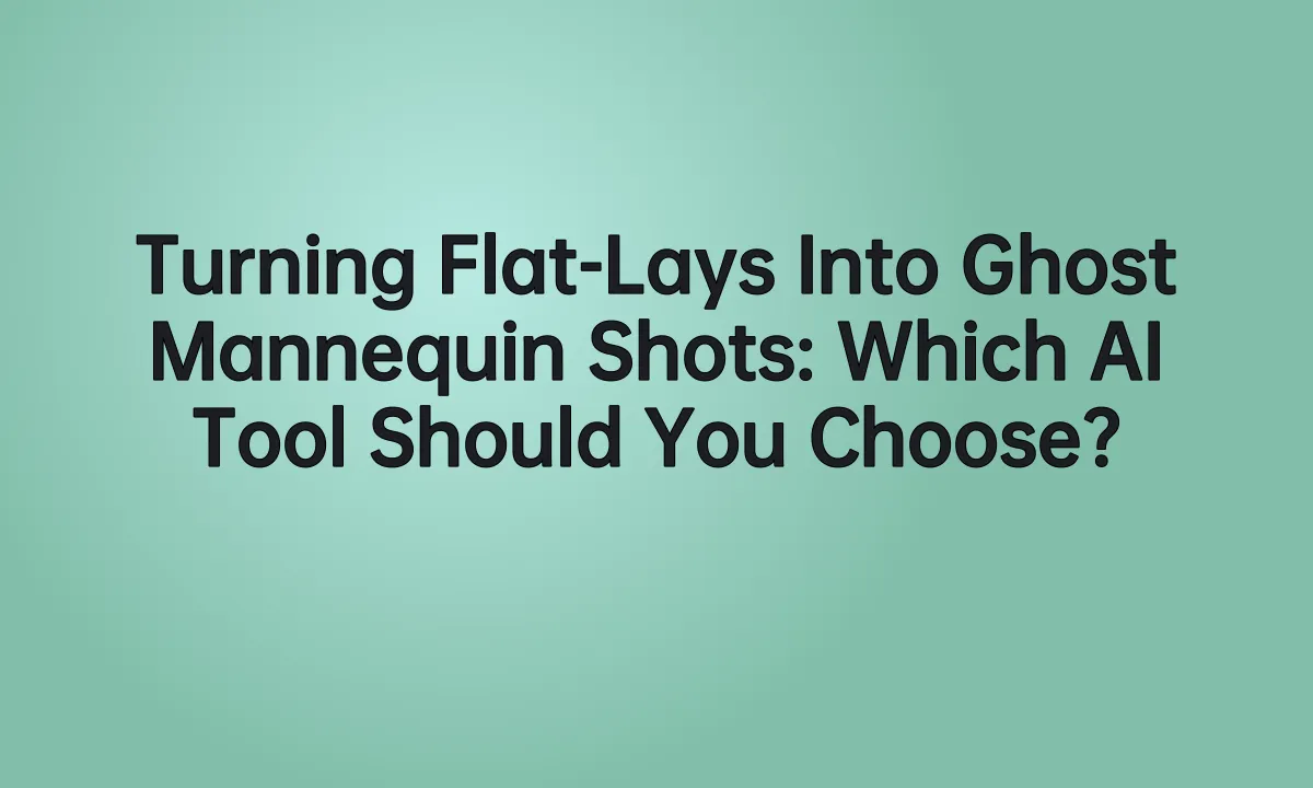 Turning Flat-Lays Into Ghost Mannequin Shots: Which AI Tool Should You Choose?