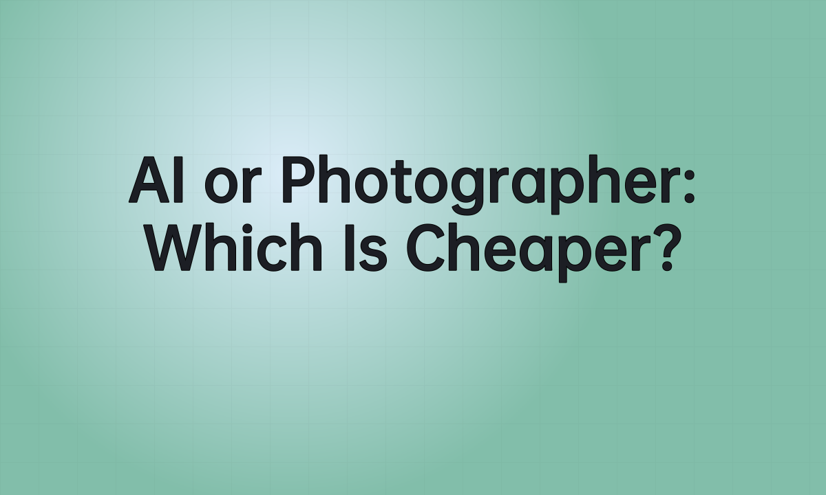 AI or Photographer: Which Is Cheaper?