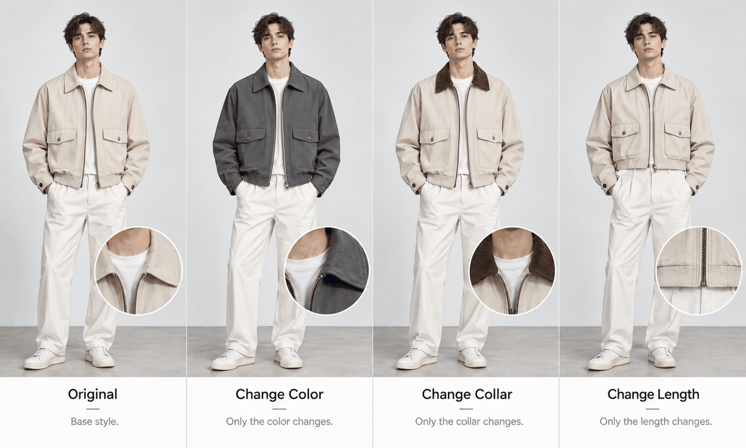 AI Clothing Design: Variations From a Proven Style