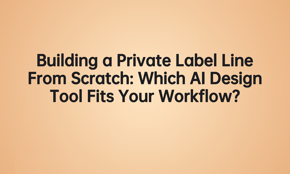 Building a Private Label Line From Scratch: Which AI Design Tool Fits Your Workflow?