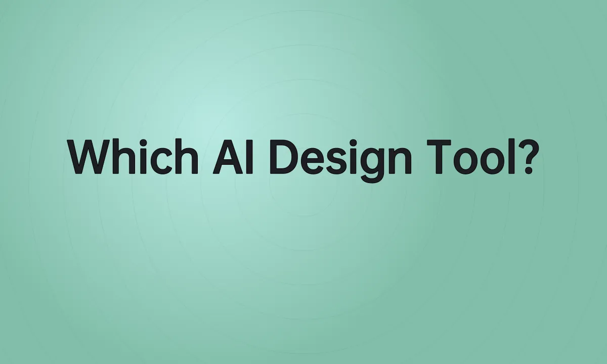 Which AI Design Tool?