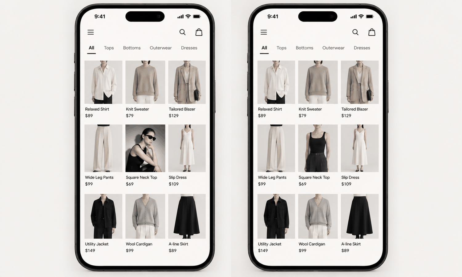 Clothing Changer : What to Test on One Style First